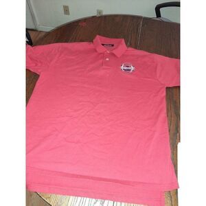 GUC XL Red Disney Yacht Club Resort Short Sleeve Polo Casual Shirt